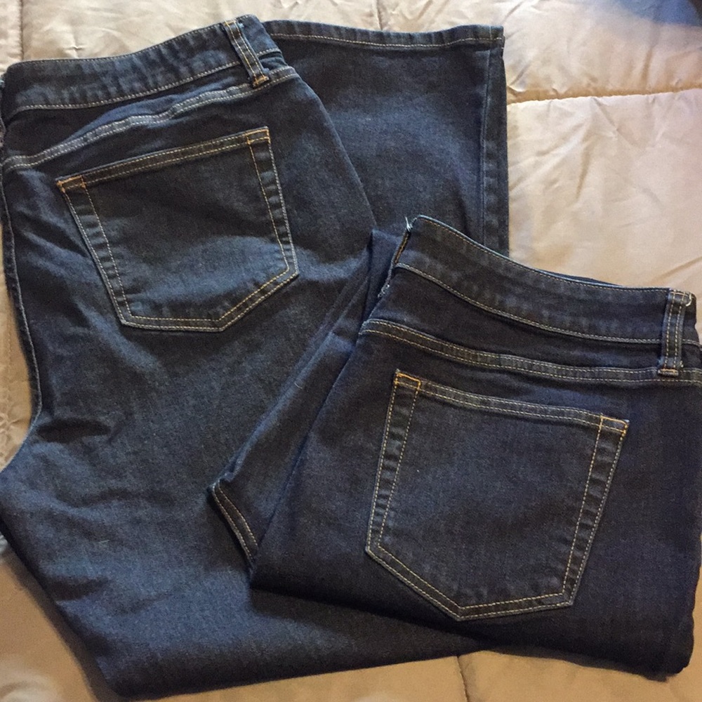Lot of 2 Straight Leg Jeans